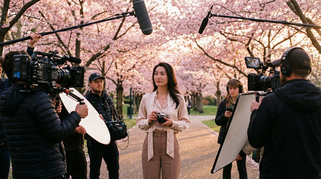 校花传媒教程：【传媒教程】校花写真拍摄传媒演示：专业摄影师布光技巧